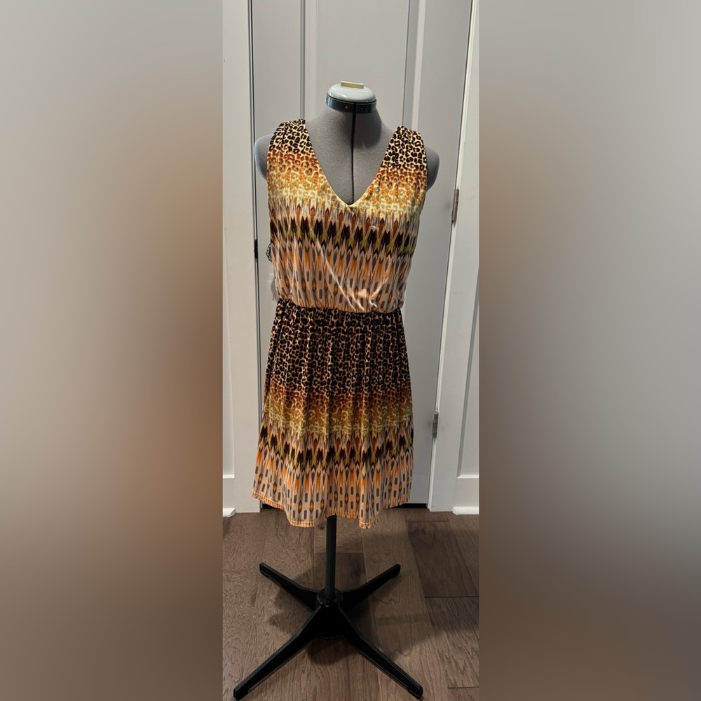 Elegant Leopard Print Maxi Dress
